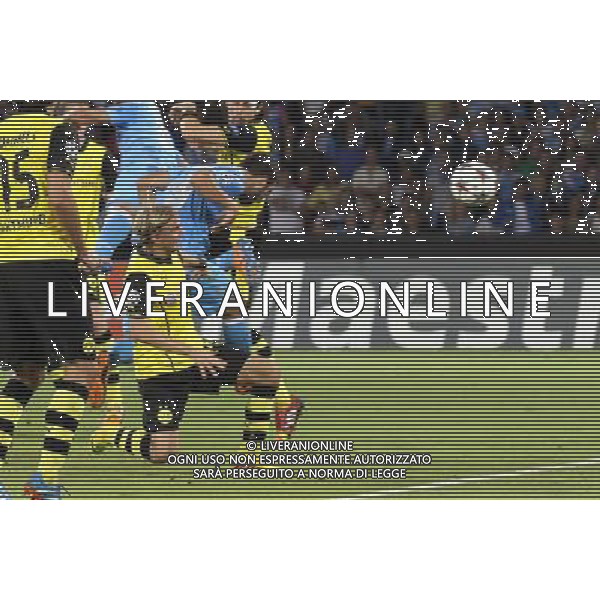 NAPOLI - BORUSSIA DORTMUND CHAMPIONS LEAGUE 18 SETTEMBRE 2013 NELLA FOTO: IL GOL DI HIGUAIN ©MOSCA/AGENZIA ALDO LIVERANI SAS