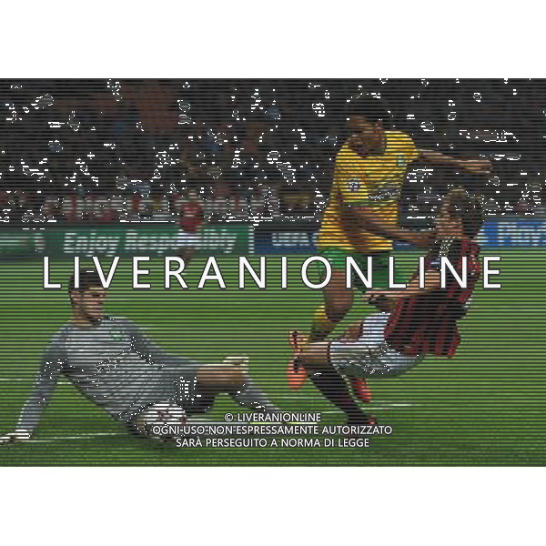 UEFA Champions League 2013/2014 Gruppo H Milano - 18.09.2013 Milan-Celtic Nella Foto:occasione birsa parata da forster /Ph.Vitez-Ag. Aldo Liverani