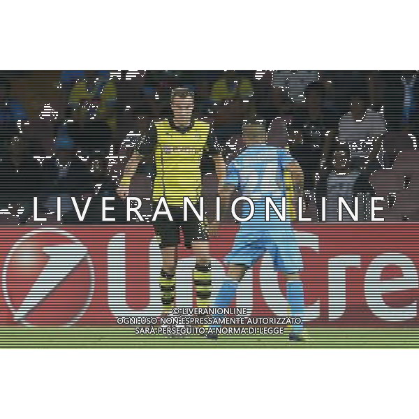 NAPOLI - BORUSSIA DORTMUND CHAMPIONS LEAGUE 18 SETTEMBRE 2013 NELLA FOTO: GROSSKREUTZ, INSIGNE ©MOSCA/AGENZIA ALDO LIVERANI SAS