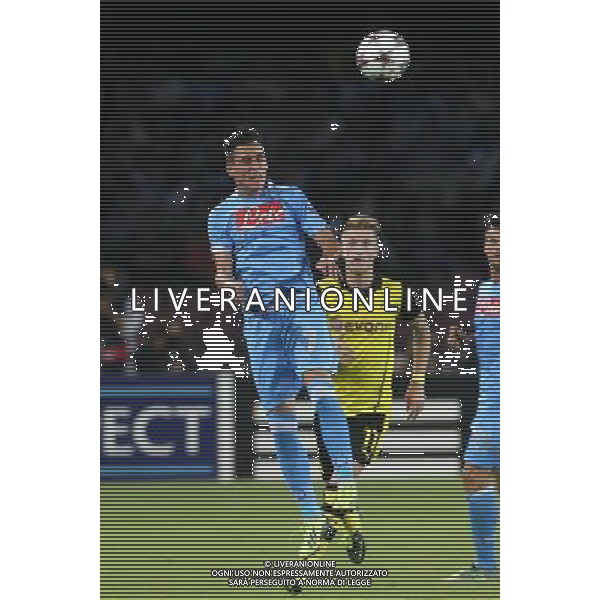 NAPOLI - BORUSSIA DORTMUND CHAMPIONS LEAGUE 18 SETTEMBRE 2013 NELLA FOTO: CALLEJON, REUS ©MOSCA/AGENZIA ALDO LIVERANI SAS