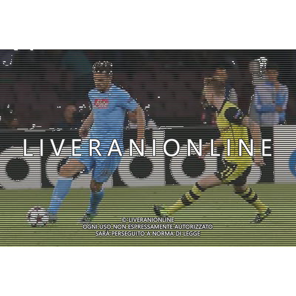 NAPOLI - BORUSSIA DORTMUND CHAMPIONS LEAGUE 18 SETTEMBRE 2013 NELLA FOTO: CHRISTIAN MAGGIO, REUS ©MOSCA/AGENZIA ALDO LIVERANI SAS