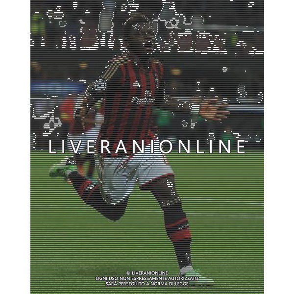 UEFA Champions League 2013/2014 Gruppo H Milano - 18.09.2013 Milan-Celtic Nella Foto:muntari esulta /Ph.Vitez-Ag. Aldo Liverani