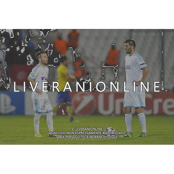 Deception Marseille - Mathieu VALBUENA / Andre Pierre GIGNAC - 18.09.2013 - Marseille / Arsenal - Champions League Photo: Amandine Noel / Icon Sport AG ALDO LIVERANI SAS ONLY ITALY