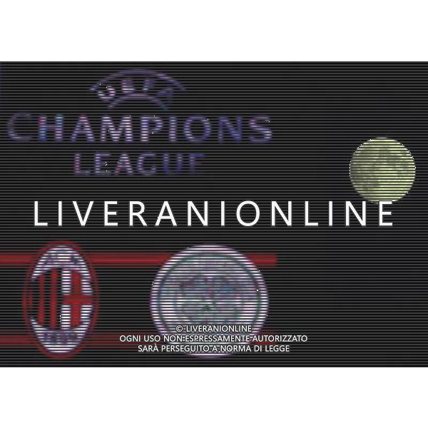 UEFA Champions League 2013/2014 Gruppo H Milano - 18.09.2013 Milan-Celtic Nella Foto:Luna Tabellone Elettronico /Ph.Vitez-Ag. Aldo Liverani