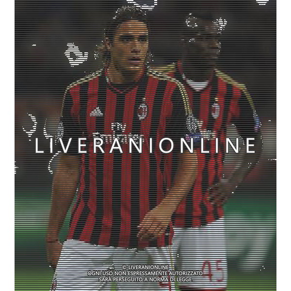 UEFA Champions League 2013/2014 Gruppo H Milano - 18.09.2013 Milan-Celtic Nella Foto:Matri Alessandro-Balotelli Mario /Ph.Vitez-Ag. Aldo Liverani
