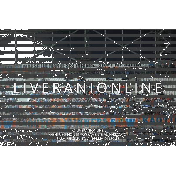 Supporters Marseille - Adrien ANIGO - 18.09.2013 - Marseille / Arsenal - Ligue des Champions Photo: Amandine Noel / Icon Sport AG ALDO LIVERANI SAS ONLY ITALY