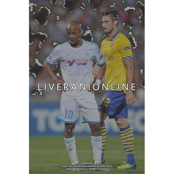 Andre AYEW / Olivier GIROUD - 18.09.2013 - Marseille / Arsenal - Ligue des Champions Photo: Amandine Noel / Icon Sport AG ALDO LIVERANI SAS ONLY ITALY