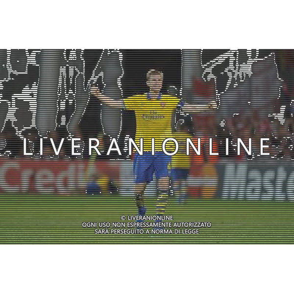 Joie de Per MERTESACKER - 18.09.2013 - Marseille / Arsenal - Ligue des Champions Photo: Amandine Noel / Icon Sport AG ALDO LIVERANI SAS ONLY ITALY