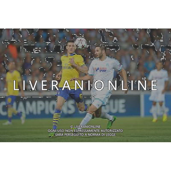 Laurent KOSCIELNY / Andre Pierre GIGNAC - 18.09.2013 - Marseille / Arsenal - Ligue des Champions Photo: Amandine Noel / Icon Sport AG ALDO LIVERANI SAS ONLY ITALY
