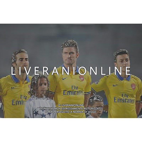 Mathieu Flamini / Olivier GIROUD / Mesut OZIL - 18.09.2013 - Marseille / Arsenal - Ligue des Champions Photo: Amandine Noel / Icon Sport AG ALDO LIVERANI SAS ONLY ITALY
