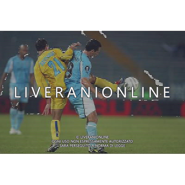 Lazio-Villareal coppa uefa 21/10/2004 nella foto battaglia e zauri luciano foto terruso/agenzia aldo liverani