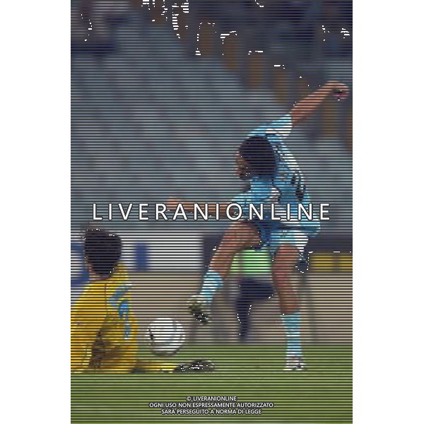 Lazio-Villareal coppa uefa 21/10/2004 nella foto simone inzaghi foto terruso/agenzia aldo liverani