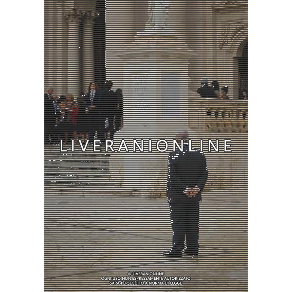 (130920) -- SYRACUSE, Sept. 20, 2013 () -- Local residents attend a wedding at the Cathedral in Ortigia, the old town of Syracuse in Sicily, Italy, Sept. 5, 2013. Located in the southeast corner of the island of Sicily, Syracuse is a historic city in Italy. The 2,700-year-old city founded in 734 or 733 BC by Greek settlers from Corinth and Tenea played a key role in ancient times when it was one of the major powers of the Mediterranean world. Once described by Cicero, renowned Roman philosopher and orator, as \'the greatest Greek city and the most beautiful of them all\', the city was listed by UNESCO as a World Heritage Site along with the Necropolis of Pantalica in 2005. (/Zhou Lei) ©PHOTOSHOT/AGENZIA ALDO LIVERANI SAS - ITALY ONLY - EDITORIAL USE ONLY