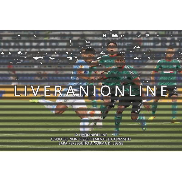 RZYM 19.09.2013 MECZ 1. KOLEJKA LIGA EUROPY GRUPA J SEZON 2013/14: SS LAZIO RZYM - LEGIA WARSZAWA --- UEFA EUROPA LEAGUE GROUP J MATCH: LAZIO ROME - LEGIA WARSAW EDERSON IVICA VRDOLJAK DOSSA JUNIOR FOT. PIOTR KUCZA/NEWSPIX.PL --- Newspix.pl AG ALDO LIVERANI SAS ONLY ITALY *** Local Caption *** www.newspix.pl mail us: info@newspix.pl call us: 0048 022 23 22 222 --- Polish Picture Agency by Ringier Axel Springer Poland