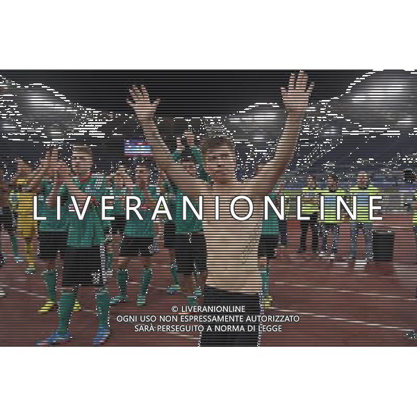 RZYM 19.09.2013 MECZ 1. KOLEJKA LIGA EUROPY GRUPA J SEZON 2013/14: SS LAZIO RZYM - LEGIA WARSZAWA 1:0 --- UEFA EUROPA LEAGUE GROUP J MATCH: LAZIO ROME - LEGIA WARSAW 1:0 PILKARZE LEGII DOMINIK FURMAN JAKUB KOSECKI FOT. PIOTR KUCZA/NEWSPIX.PL --- Newspix.pl AG ALDO LIVERANI SAS ONLY ITALY *** Local Caption *** www.newspix.pl mail us: info@newspix.pl call us: 0048 022 23 22 222 --- Polish Picture Agency by Ringier Axel Springer Poland
