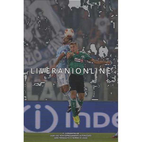 RZYM 19.09.2013 MECZ 1. KOLEJKA LIGA EUROPY GRUPA J SEZON 2013/14: SS LAZIO RZYM - LEGIA WARSZAWA --- UEFA EUROPA LEAGUE GROUP J MATCH: LAZIO ROME - LEGIA WARSAW LORIK CANA JAKUB RZEZNICZAK FOT. PIOTR KUCZA/NEWSPIX.PL --- Newspix.pl AG ALDO LIVERANI SAS ONLY ITALY *** Local Caption *** www.newspix.pl mail us: info@newspix.pl call us: 0048 022 23 22 222 --- Polish Picture Agency by Ringier Axel Springer Poland