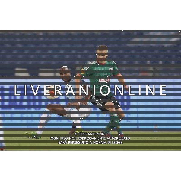 RZYM 19.09.2013 MECZ 1. KOLEJKA LIGA EUROPY GRUPA J SEZON 2013/14: SS LAZIO RZYM - LEGIA WARSZAWA --- UEFA EUROPA LEAGUE GROUP J MATCH: LAZIO ROME - LEGIA WARSAW ABDOULAY KONKO HENRIK OJAMAA FOT. PIOTR KUCZA/NEWSPIX.PL --- Newspix.pl AG ALDO LIVERANI SAS ONLY ITALY *** Local Caption *** www.newspix.pl mail us: info@newspix.pl call us: 0048 022 23 22 222 --- Polish Picture Agency by Ringier Axel Springer Poland