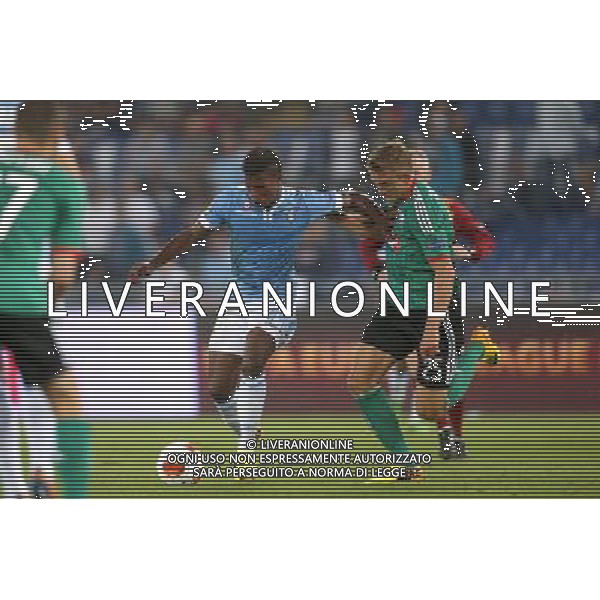 RZYM 19.09.2013 MECZ 1. KOLEJKA LIGA EUROPY GRUPA J SEZON 2013/14: SS LAZIO RZYM - LEGIA WARSZAWA --- UEFA EUROPA LEAGUE GROUP J MATCH: LAZIO ROME - LEGIA WARSAW KEITA BALDE JAKUB RZEZNICZAK FOT. PIOTR KUCZA/NEWSPIX.PL --- Newspix.pl AG ALDO LIVERANI SAS ONLY ITALY *** Local Caption *** www.newspix.pl mail us: info@newspix.pl call us: 0048 022 23 22 222 --- Polish Picture Agency by Ringier Axel Springer Poland