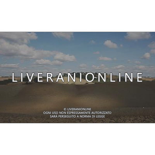 (130926) -- BUNOCONVENTO (ITALY), Sept. 26, 2013 () -- Photo taken on Sept. 25, 2013 shows the view of the Val d\'Orcia near Buonconvento, Italy. The landscape of Val d\'Orcia is part of the agricultural hinterland of Siena, redrawn and developed when it was integrated in the territory of the city-state in the 14th and 15th centuries to reflect an idealized model of good governance and to create an aesthetically pleasing picture. The landscape\'s distinctive aesthetics, flat chalk plains out of which rise almost conical hills with fortified settlements on top, inspired many artists. Their images have come to exemplify the beauty of well-managed Renaissance agricultural landscapes. The inscription covers: an agrarian and pastoral landscape reflecting innovative land-management systems; towns and villages; farmhouses; and the Roman Via Francigena and its associated abbeys, inns, shrines, bridges, etc. The UNESCO Commitee inscribed the Val d\'Orcia as a world heritage site in 2004. (/Du Juanjuan) (jl) ©photoshot/AGENZIA ALDO LIVERANI SAS - ITALY ONLY - EDITORIAL USE ONLY - Vedute della Val d\'Orcia, nei pressi di Buonconvento, nella provincia di Siena in Italia iscritta dal Comitato UNESCO, come un sito del patrimonio mondiale nel 2004.