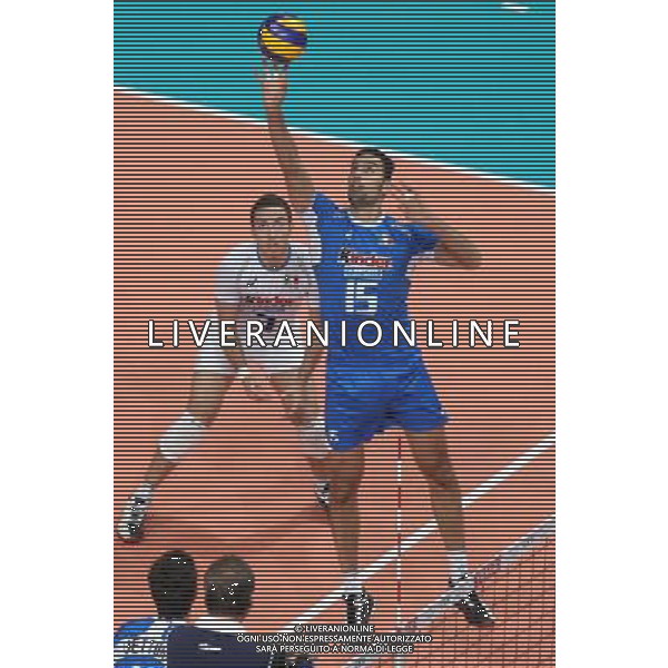 28.09.2013, Kopenhaga, siatkowka, volleyball, Mistrzostwa Europy, polfinal, European Championship, semifinal, Wlochy - Bulgaria, Italy - Bulgaria, Emanuele Birarelli (ITA), fot. Tomasz Jastrzebowski / Foto Olimpik / NEWSPIX.PL --- Newspix.pl *** Local Caption *** www.newspix.pl mail us: info@newspix.pl call us: 0048 022 23 22 222 --- Polish Picture Agency by Ringier Axel Springer Poland