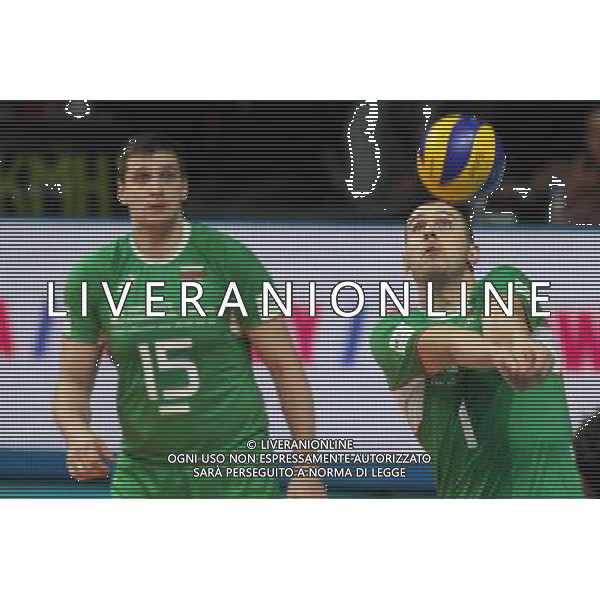 28.09.2013, Kopenhaga, siatkowka, volleyball, Mistrzostwa Europy, polfinal, European Championship, semifinal, Wlochy - Bulgaria, Italy - Bulgaria, Todor Nikolaev Aleksiev, Georgi Bratoev (BUL), fot. Tomasz Jastrzebowski / Foto Olimpik / NEWSPIX.PL --- Newspix.pl *** Local Caption *** www.newspix.pl mail us: info@newspix.pl call us: 0048 022 23 22 222 --- Polish Picture Agency by Ringier Axel Springer Poland