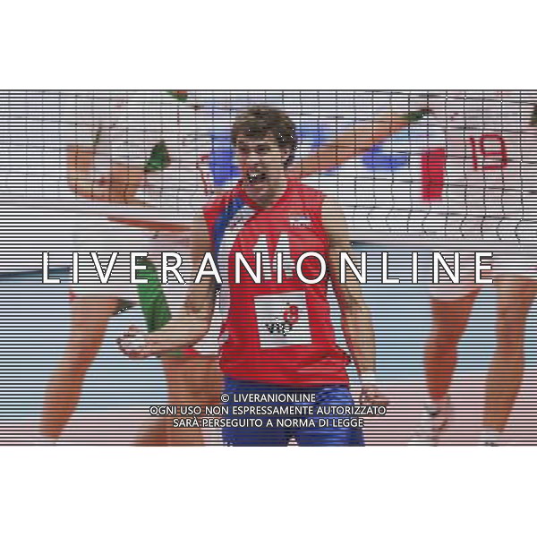 29.09.2013 - Kopenhaga , Dania , Parken Arena Copenhagen , siatkowka , Mistrzostwa Europy w pilke siatkowa , Serbia (czerwone) - Bulgaria (biale) , 2013 CEV VELUX Volleyball European Championship , Serbia - Bulgaria N/Z Aleksandar Atanasijevic Fot. Marek Prucnal / MPAimages.com / EDYTOR.net / NEWSPIX.PL --- Newspix.pl /AGENZIA ALDO LIVERANI SAS - ITALY ONLY - Serbia - Bulgaria pallavolo, campionato europeo di Volley *** Local Caption *** www.newspix.pl mail us: info@newspix.pl call us: 0048 022 23 22 222 --- Polish Picture Agency by Ringier Axel Springer Poland