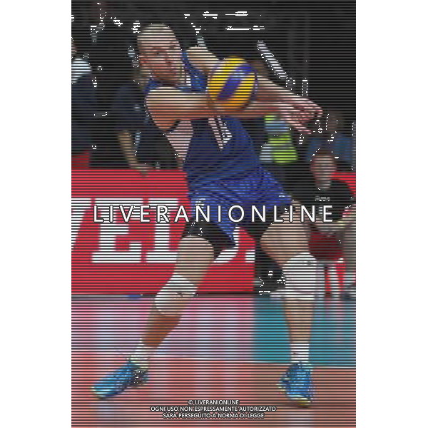 29.09.2013, Kopenhaga, siatkowka, volleyball, Mistrzostwa Europy, final, European Championship, final match, Rosja - Wlochy, Russia - Italy, Alexey Verbov (RUS), fot. Tomasz Jastrzebowski / Foto Olimpik / NEWSPIX.PL --- Newspix.pl /AGENZIA ALDO LIVERANI SAS - ITALY ONLY - Russia - Italia Finale Pallavolo Campionato Europeo Volley a Copenhagen 29.09.2013 *** Local Caption *** www.newspix.pl mail us: info@newspix.pl call us: 0048 022 23 22 222 --- Polish Picture Agency by Ringier Axel Springer Poland