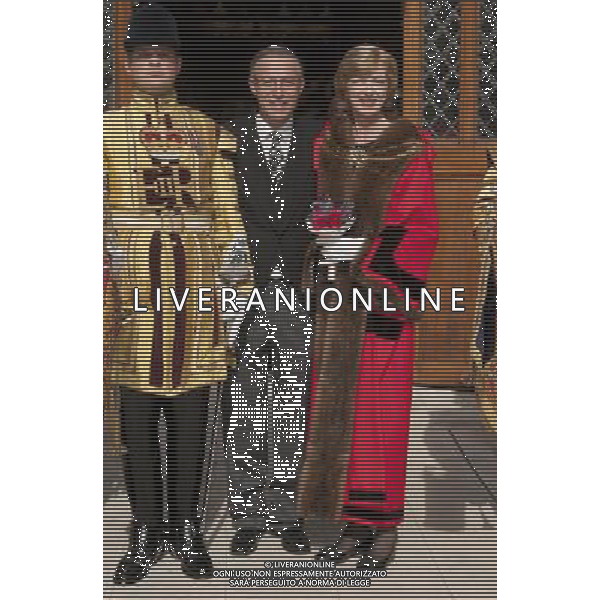 Alderman Fiona Woolf is elected the new Lord Mayor of London with huspnad Nicholas Woolf, only the 2nd woman Lord Mayor in 800 years. ©PHOTOSHOT/AGENZIA ALDO LIVERANI SAS - ITALY ONLY - EDITORIAL USE ONLY