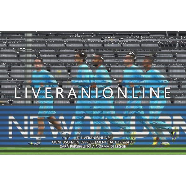 Groupe Marseille - 30.09.2013 - Entrainement avant le match de Champions League -Dortmund Photo : Gaston Petrelli / Icon Sport AG ALDO LIVERANI SAS ONLY ITALY