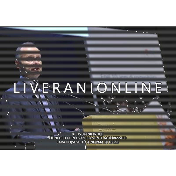 MILANO 1/10/2013 UNIVERSITA\' BOCCONI APERTURA DEL SALONE DELLA CSR E DELL\' INNOVAZIONE SOCIALE, CONVEGNO: \' ENEL10 ANNI SOSTENIBILITA\' NELLA FOTO PAOLO ANDREA COLOMBO PRESIDENTE ENEL FOTO ROMANO/AG ALDO LIVERANI S.A.S.