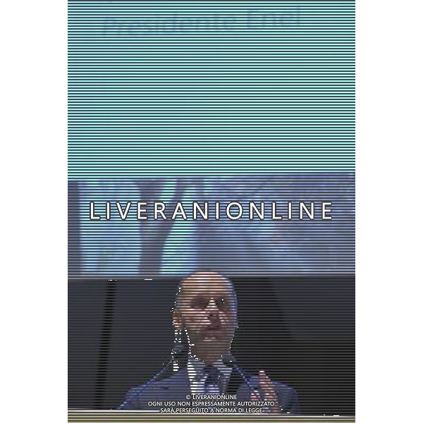 MILANO 1/10/2013 UNIVERSITA\' BOCCONI APERTURA DEL SALONE DELLA CSR E DELL\' INNOVAZIONE SOCIALE, CONVEGNO: \' ENEL10 ANNI SOSTENIBILITA\' NELLA FOTO PAOLO ANDREA COLOMBO PRESIDENTE ENEL FOTO ROMANO/AG ALDO LIVERANI S.A.S.