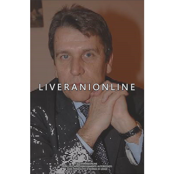 MILANO 2002 NELLA FOTO RUGGIERO PALOMBO GIORNALISTA AG ALDO LVERANI SAS