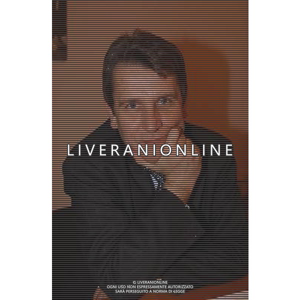 MILANO 2002 NELLA FOTO RUGGIERO PALOMBO GIORNALISTA AG ALDO LVERANI SAS