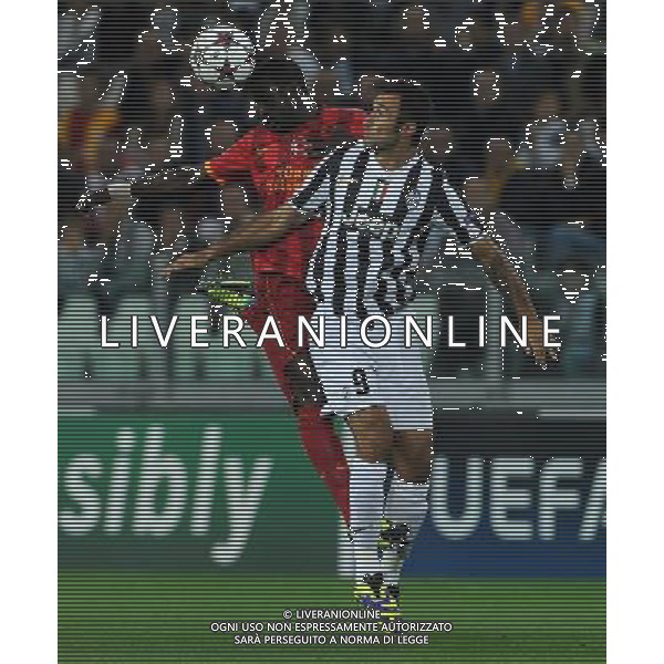 UEFA Champions League 2013/2014 Gruppo B Torino - 02.10.2013 Juventus-Galatasaray Nella Foto:vucinic eboue\' /Ph.Vitez-Ag. Aldo Liverani
