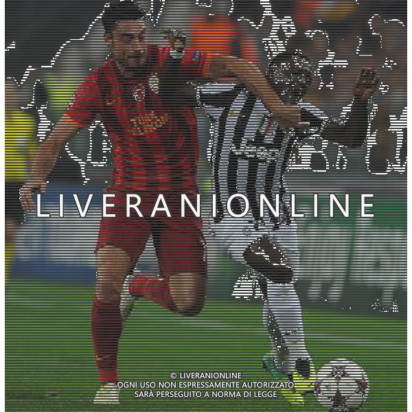 UEFA Champions League 2013/2014 Gruppo B Torino - 02.10.2013 Juventus-Galatasaray Nella Foto:asamoah-riera /Ph.Vitez-Ag. Aldo Liverani