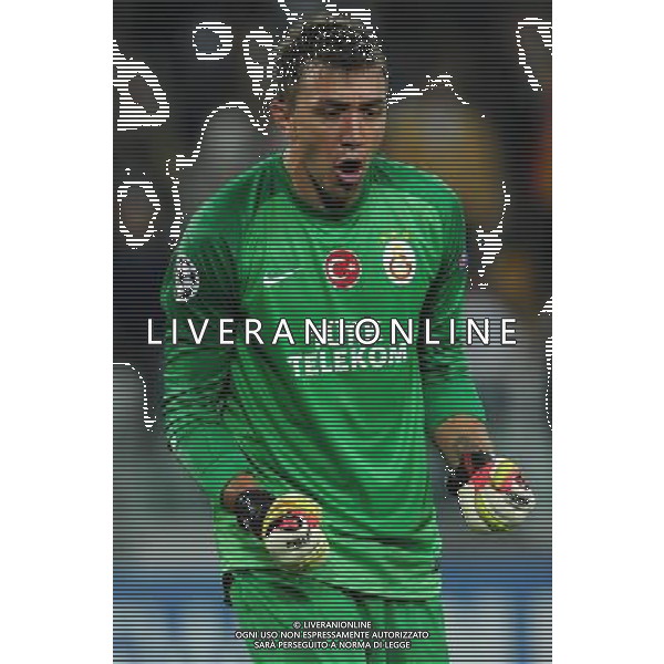 UEFA Champions League 2013/2014 Gruppo B Torino - 02.10.2013 Juventus-Galatasaray Nella Foto:muslera esulta /Ph.Vitez-Ag. Aldo Liverani