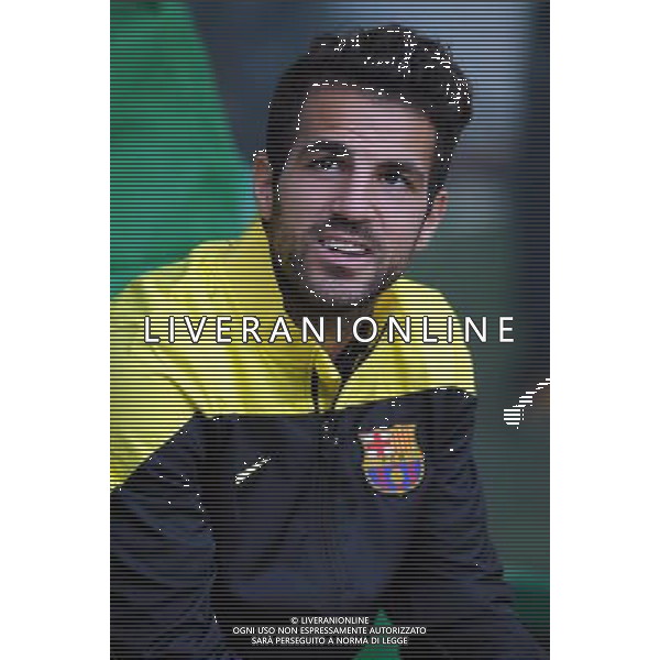 CESC FABREGAS BARCELONA CELTIC V BARCELONA, CHAMPIONS LEAGUE GROUP H CELTIC PARK, GLASGOW, SCOTLAND 01 October 2013 GAS74233 GLASGOW CELTIC V BARCELONA CELTIC PARK, CHAMPIONS LEAGUE GROUP H WARNING! This Photograph May Only Be Used For Newspaper And/Or Magazine Editorial Purposes. May Not Be Used For Publications Involving 1 player, 1 Club Or 1 Competition Without Written Authorisation From Football DataCo Ltd. For Any Queries, Please Contact Football DataCo Ltd on +44 (0) 207 864 9121 ©photoshot/AGENZIA ALDO LIVERANI SAS - ITALY ONLY - EDITORIAL USE ONLY