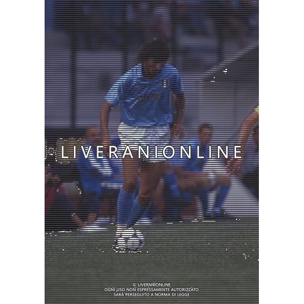 ARCHIVIO LIVERANI NELLA FOTO ANDREA SILENZI CON LA MAGLIA NAPOLI AG ALDO LIVERANI SAS