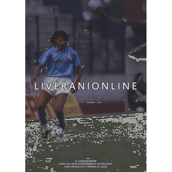 ARCHIVIO LIVERANI NELLA FOTO ANDREA SILENZI CON LA MAGLIA NAPOLI AG ALDO LIVERANI SAS