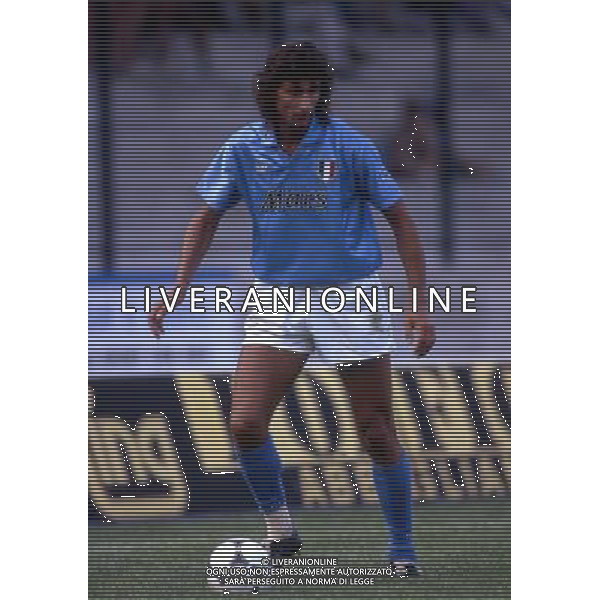 ARCHIVIO LIVERANI NELLA FOTO ANDREA SILENZI CON LA MAGLIA NAPOLI AG ALDO LIVERANI SAS