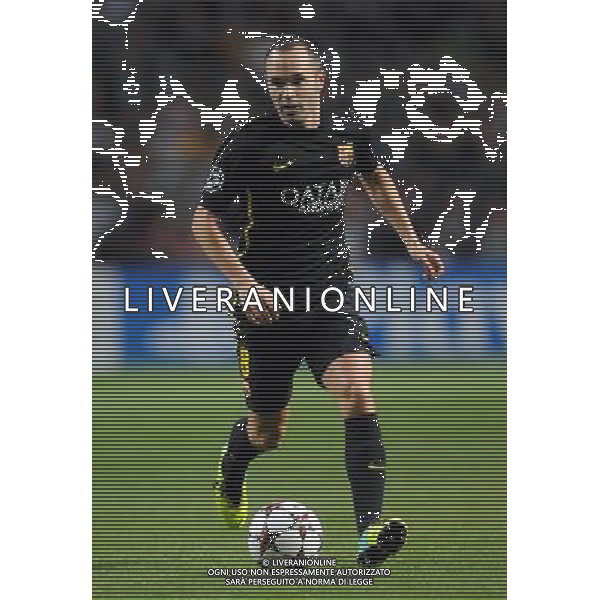 ANDRES INIESTA BARCELONA FC CELTIC V BARCELONA, CHAMPIONS LEAGUE GROUP H CELTIC PARK, GLASGOW, SCOTLAND 01 October 2013 GAS74308 GLASGOW CELTIC V BARCELONA CELTIC PARK, CHAMPIONS LEAGUE GROUP H WARNING! This Photograph May Only Be Used For Newspaper And/Or Magazine Editorial Purposes. May Not Be Used For Publications Involving 1 player, 1 Club Or 1 Competition Without Written Authorisation From Football DataCo Ltd. For Any Queries, Please Contact Football DataCo Ltd on +44 (0) 207 864 9121