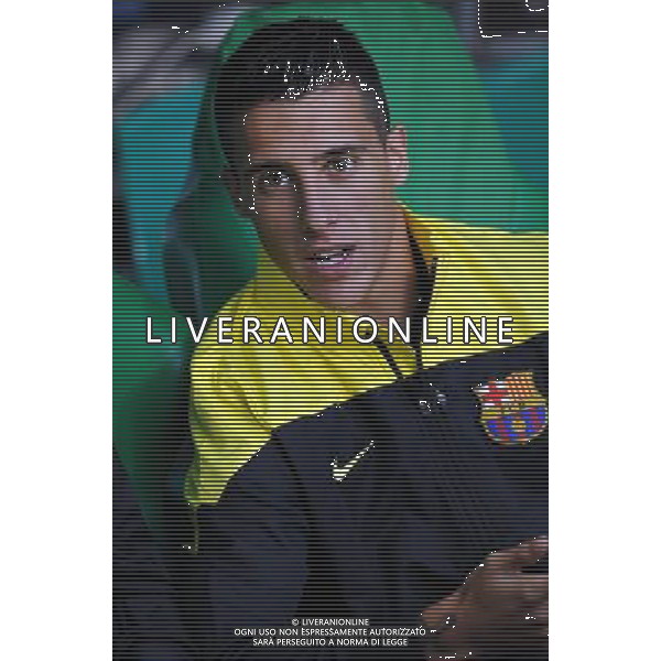 CRISTIAN TELLO BARCELONA FC CELTIC V BARCELONA, CHAMPIONS LEAGUE GROUP H CELTIC PARK, GLASGOW, SCOTLAND 01 October 2013 GAS74287 GLASGOW CELTIC V BARCELONA CELTIC PARK, CHAMPIONS LEAGUE GROUP H WARNING! This Photograph May Only Be Used For Newspaper And/Or Magazine Editorial Purposes. May Not Be Used For Publications Involving 1 player, 1 Club Or 1 Competition Without Written Authorisation From Football DataCo Ltd. For Any Queries, Please Contact Football DataCo Ltd on +44 (0) 207 864 9121