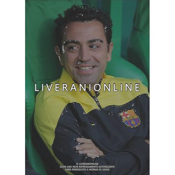 XAVI BARCELONA FC CELTIC V BARCELONA, CHAMPIONS LEAGUE GROUP H CELTIC PARK, GLASGOW, SCOTLAND 01 October 2013 GAS74286 GLASGOW CELTIC V BARCELONA CELTIC PARK, CHAMPIONS LEAGUE GROUP H WARNING! This Photograph May Only Be Used For Newspaper And/Or Magazine Editorial Purposes. May Not Be Used For Publications Involving 1 player, 1 Club Or 1 Competition Without Written Authorisation From Football DataCo Ltd. For Any Queries, Please Contact Football DataCo Ltd on +44 (0) 207 864 9121