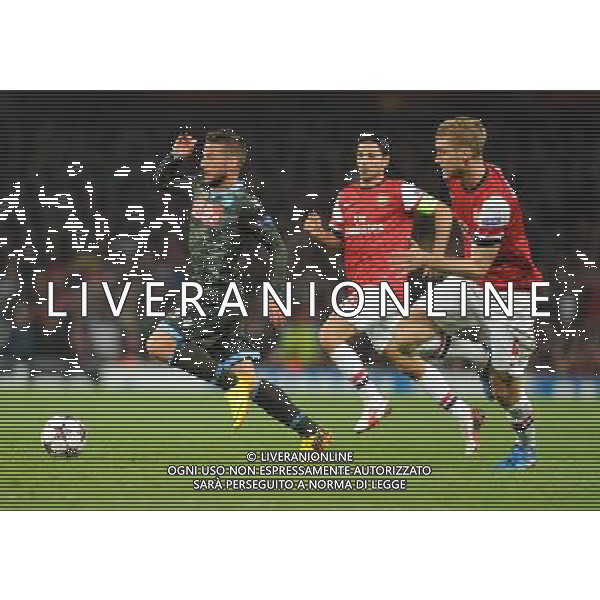  Lorenzo Insigne playing in the Champions League match between Arsenal and Napoli. Held at the Emirates Stadium, London, on Tuesday October 01, 2013. ©photoshot/AGENZIA ALDO LIVERANI SAS - ITALY ONLY - EDITORIAL USE ONLY