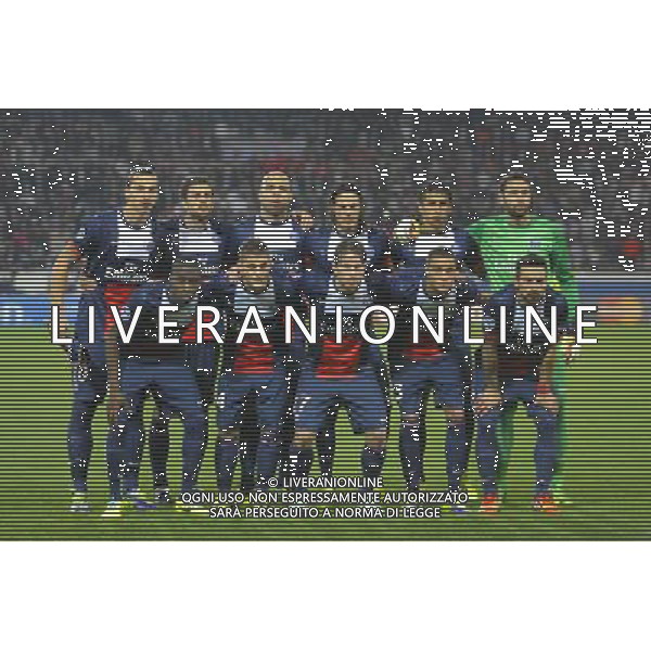 Equipe du PSG - 02.10.2013 - Paris Saint Germain / Benfica - Ligue des Champions Photo: Amandine Noel / Icon Sport AG ALDO LIVERANI SAS ONLY ITALY
