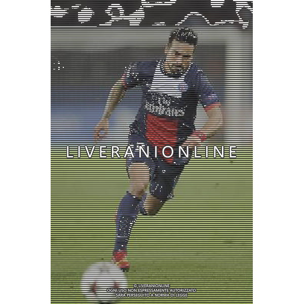 Ezequiel LAVEZZI - 02.10.2013 - Paris Saint Germain / Benfica - Ligue des Champions Photo: Amandine Noel / Icon Sport AG ALDO LIVERANI SAS ONLY ITALY