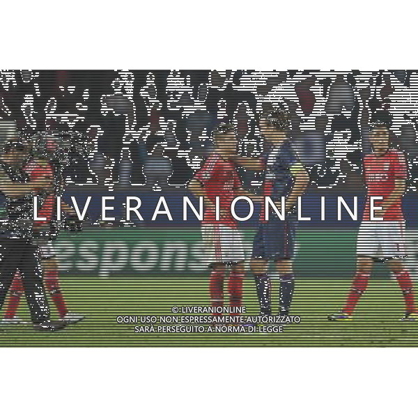 Guilherme SIQUEIRA / Zlatan IBRAHIMOVIC - 02.10.2013 - Paris Saint Germain / Benfica - Ligue des Champions Photo: Amandine Noel / Icon Sport AG ALDO LIVERANI SAS ONLY ITALY