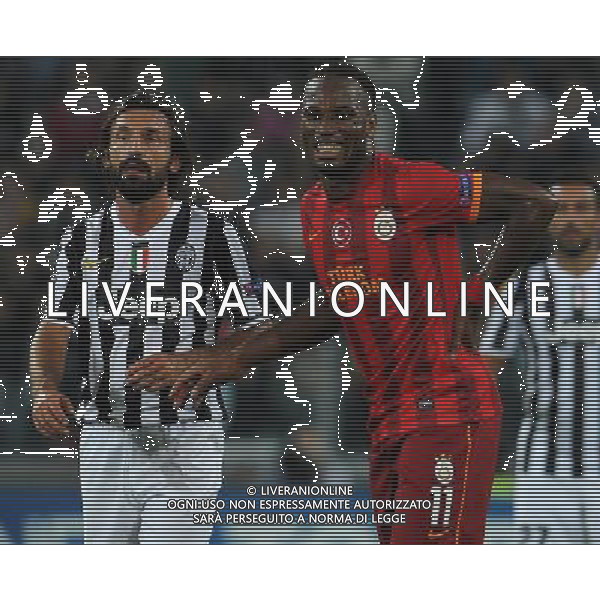 UEFA Champions League 2013/2014 Gruppo B Torino - 02.10.2013 Juventus-Galatasaray Nella Foto:Drogba Didier-Pirlo Andrea /Ph.Vitez-Ag. Aldo Liverani