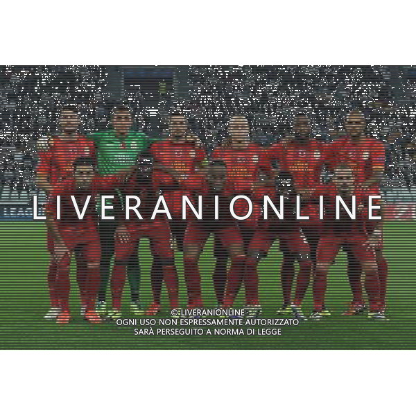 UEFA Champions League 2013/2014 Gruppo B Torino - 02.10.2013 Juventus-Galatasaray Nella Foto:Galatasaray Squadra Formazione Muslera,Felipe Melo,Inan,Sneijder,Drogba,Bruma,Chedjou,Balta,Kaya,Eboue\',Riera /Ph.Vitez-Ag. Aldo Liverani