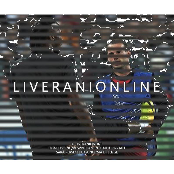 UEFA Champions League 2013/2014 Gruppo B Torino - 02.10.2013 Juventus-Galatasaray Nella Foto:Sneijder Wesley con Drogba Didier /Ph.Vitez-Ag. Aldo Liverani